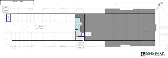 a plan of the ground floor of a building