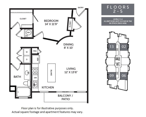 New Monarch A1C floor plan at The Monarch by Windsor, TX, 78703