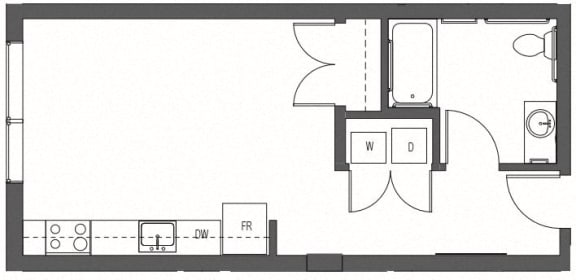 Floor Plans of Reverb in Seattle, WA