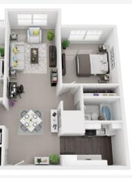  Floor Plan One Bedroom