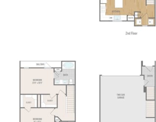 Centric One90 Apartments TH1 Floor Plan