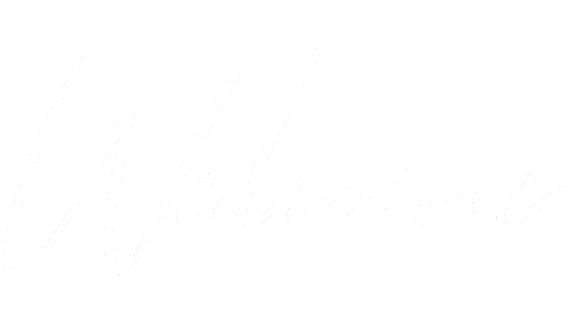 a white cursive font on a black background