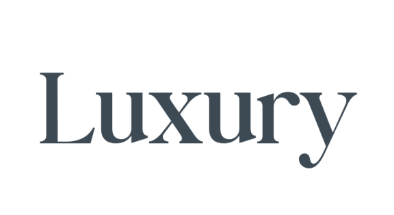 the logo on a black background
