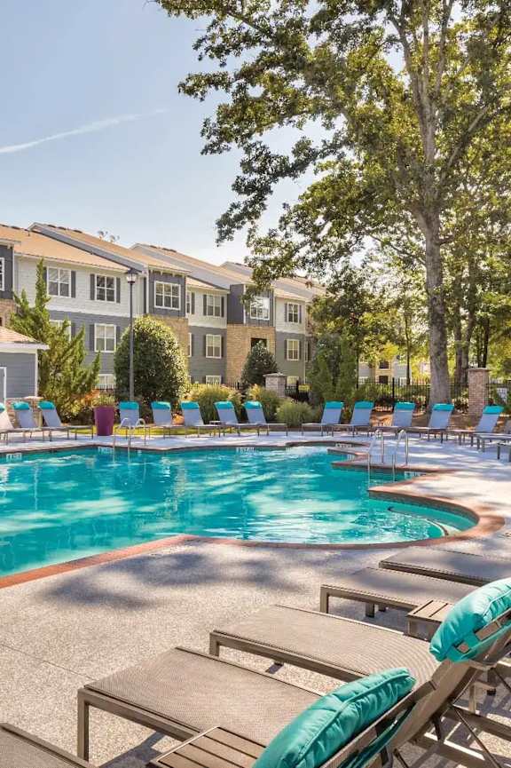 Pool With Sundecks at Carolina Point Apartments, Greenville