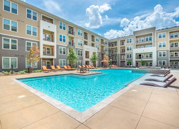 Resort Inspired Pool at Aviator West 7th, Fort Worth, TX
