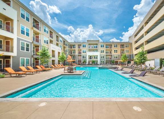 Resort Style Swimming Pool at Aviator West 7th, Fort Worth, 76107