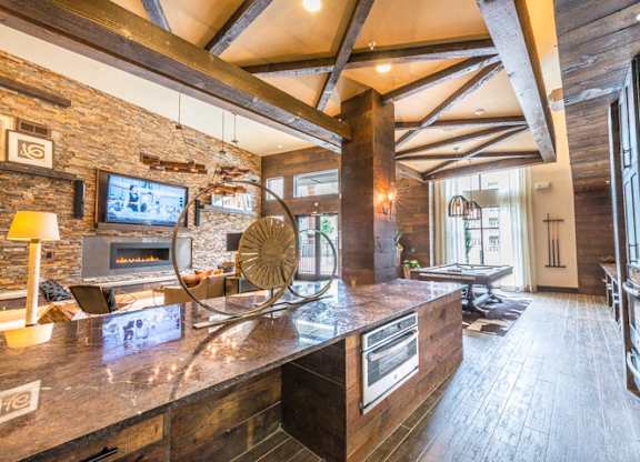 Kitchen Counter at Aviator West 7th, Texas