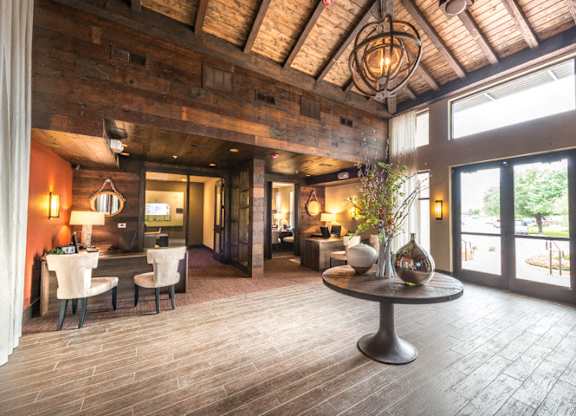 Lobby at Aviator West 7th, Fort Worth, Texas
