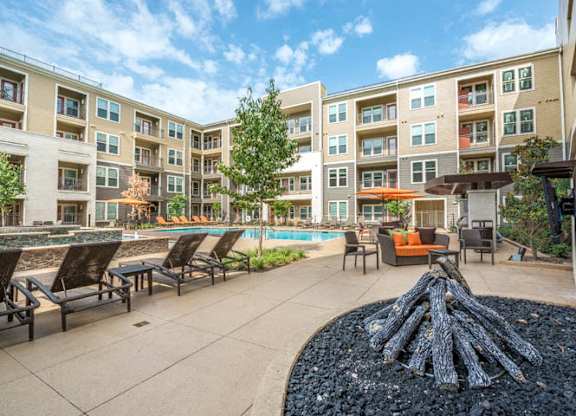 Outdoor Firepit at Aviator West 7th, Fort Worth, TX, 76107