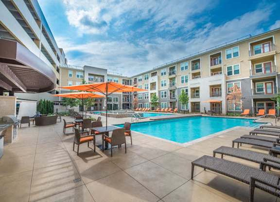Poolside Sundeck at Aviator West 7th, Fort Worth, 76107