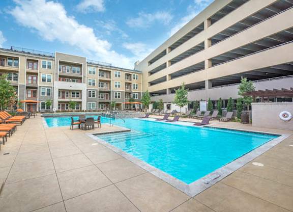 Relaxing Swimming Pool at Aviator West 7th, Fort Worth, TX, 76107