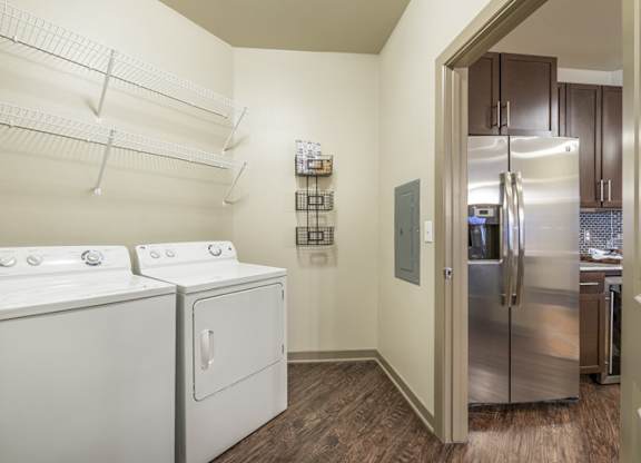 In Home Full Size Washer And Dryer at Aviator West 7th, Fort Worth, TX