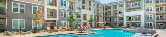 Resort Inspired Pool at Aviator West 7th, Fort Worth, TX