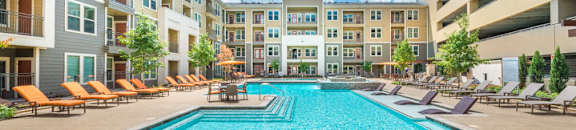 Resort Style Swimming Pool at Aviator West 7th, Fort Worth, 76107
