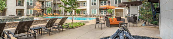 Outdoor Firepit at Aviator West 7th, Fort Worth, TX, 76107
