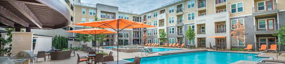Poolside Sundeck at Aviator West 7th, Fort Worth, 76107