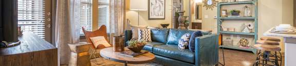 Spacious Living Room at Aviator West 7th, Texas, 76107