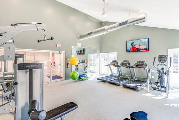 Fitness Center With Updated Equipment at Westwinds Apartments, Annapolis