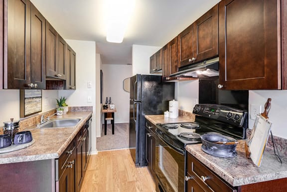 Efficient kitchens at Westwinds Apartments, Annapolis, MD