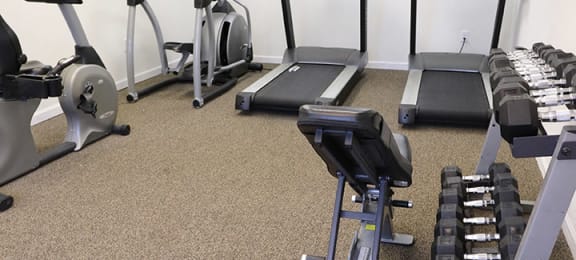 On- site fitness center for apartments in Stroudsburg