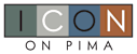 The image features a logo with the word "ICON" in white letters on a black background.