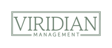 the logo for virtual management on a green background