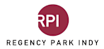 A logo with the letters RPI inside a circle, followed by the words Regency Park Indy.