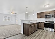 Thumbnail 8 of 32 - Apartment Kitchen at Red Rock Apartments, Rapid City, SD, 57702