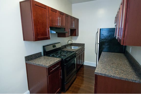 The Abby Apartments One Bedroom Kitchen 02