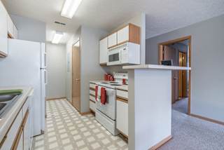 bright kitchen with lots of storage at Williamsburg Park Apartments in Lincoln NE