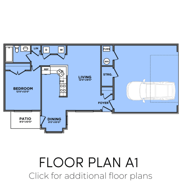 Floor Plan  1 Bedroom 1 Bathroom