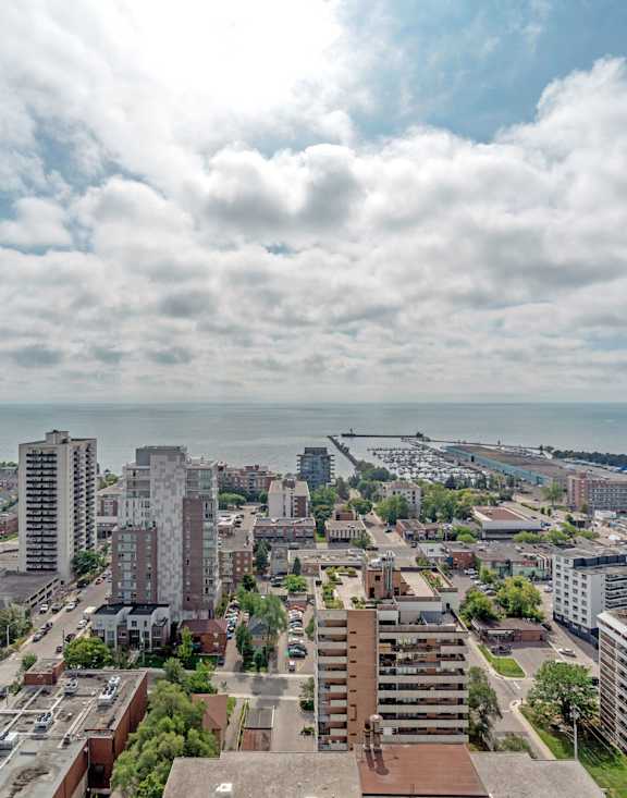 Aerial View at 70 Park, California, L5G 1M5