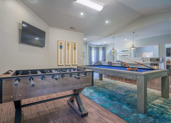 Modern Clubhouse With A Game Room at St. Andrews Reserve, Wilmington, NC