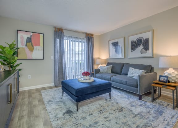 Modern Living Room at St. Andrews Reserve, North Carolina, 28412