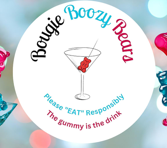 a graphic with a cocktail and the words chronic body disorder please eat responsibly the gym
