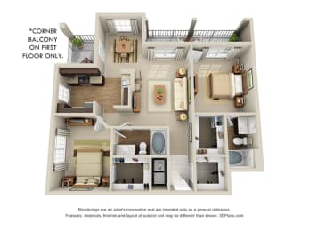  Floor Plan Blakemore