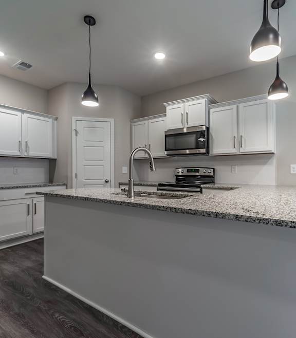 Kitchen with countertop at Arrowood Farms, Clarksville, TN