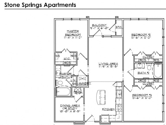 3 BR / 2 BA