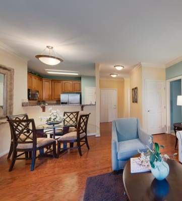 Elegant Living Room at The Cosmopolitan at Lorton Station in Lorton, VA