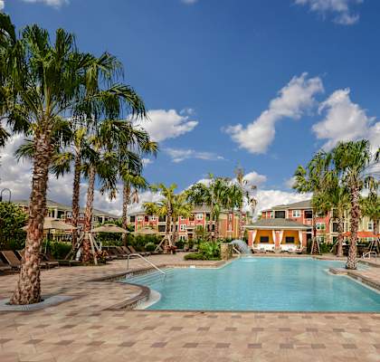Resort-Style Pool at The Sedona Luxury Apartments in Tampa FL