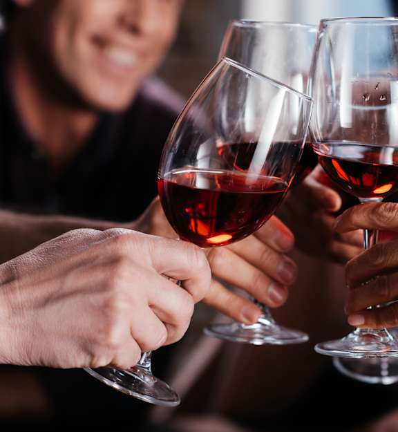 Wine at Nob Hill Tower Apartments, California