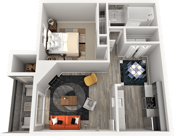 Floor Plan  VGV 1x1