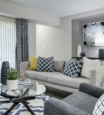 Bright and Spacious Living Room at Northstar, Ann Arbor, MI, 48105