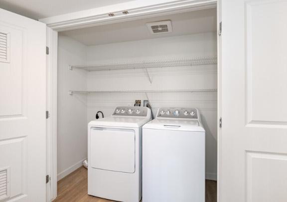 Copper Platte In Unit Washer and Dryer