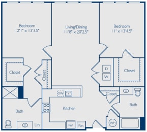 alexandria two bedroom apartments with den