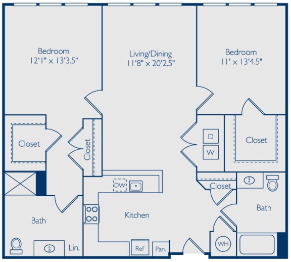 alexandria two bedroom apartments with den
