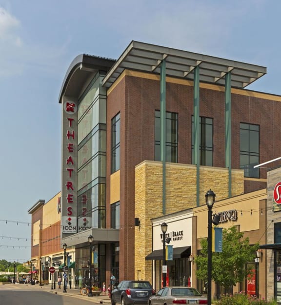 A street view of a building with the word  at The Gables at Park Pointe, Minnesota, 55426