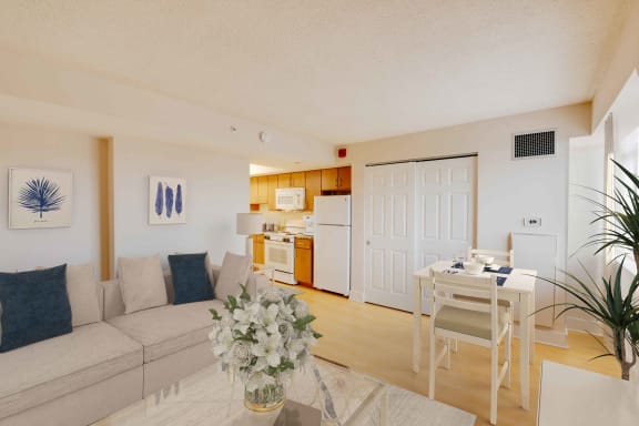 studio apartment hamptons style