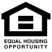 A black and white image of a house with the words "Equal Housing Opportunity" written underneath it.