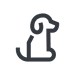 A dog icon.